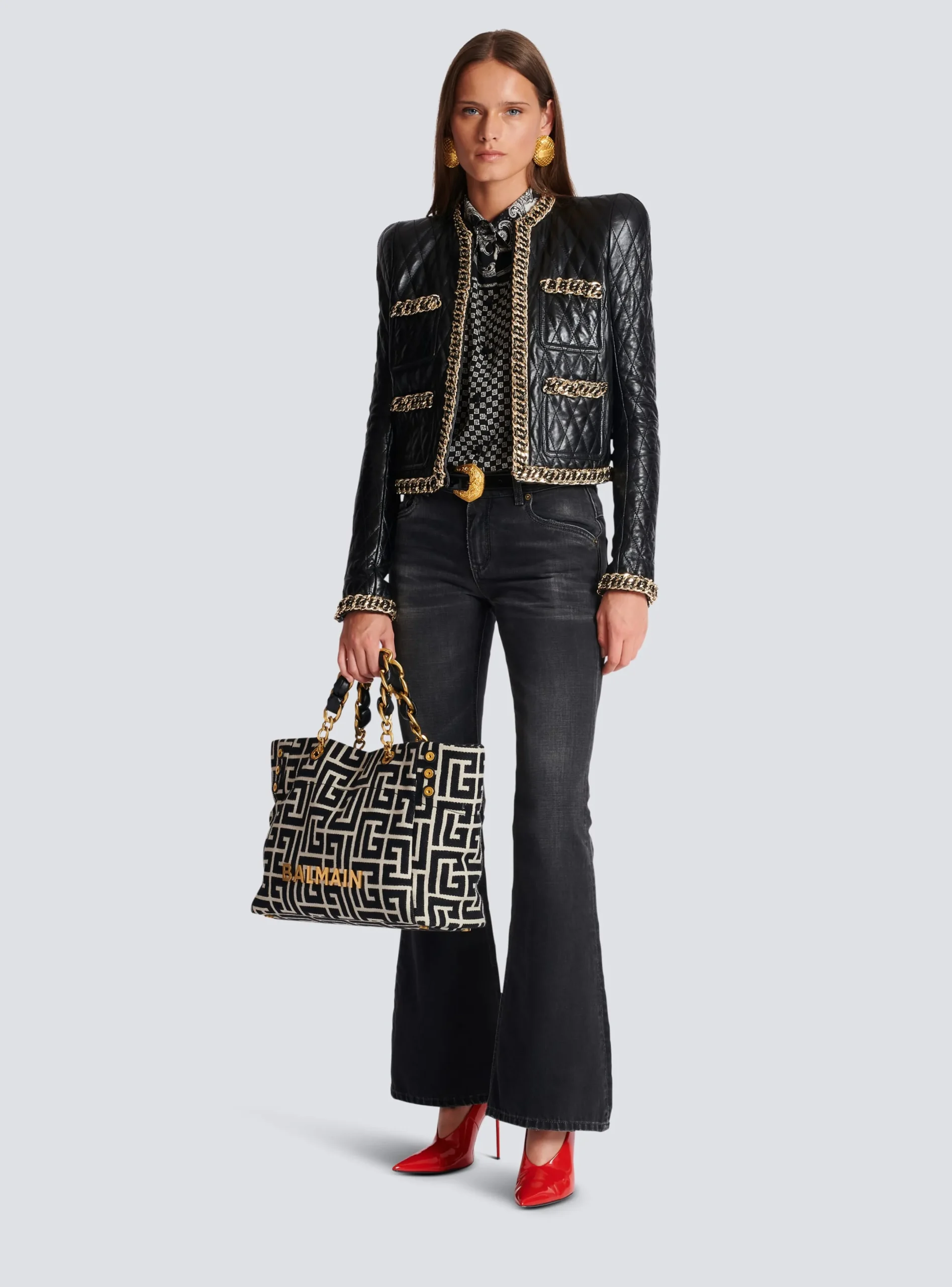 New 1945 Soft Monogrammed Jacquard Tote Bag Women Tote Bags|Shoulder Bags