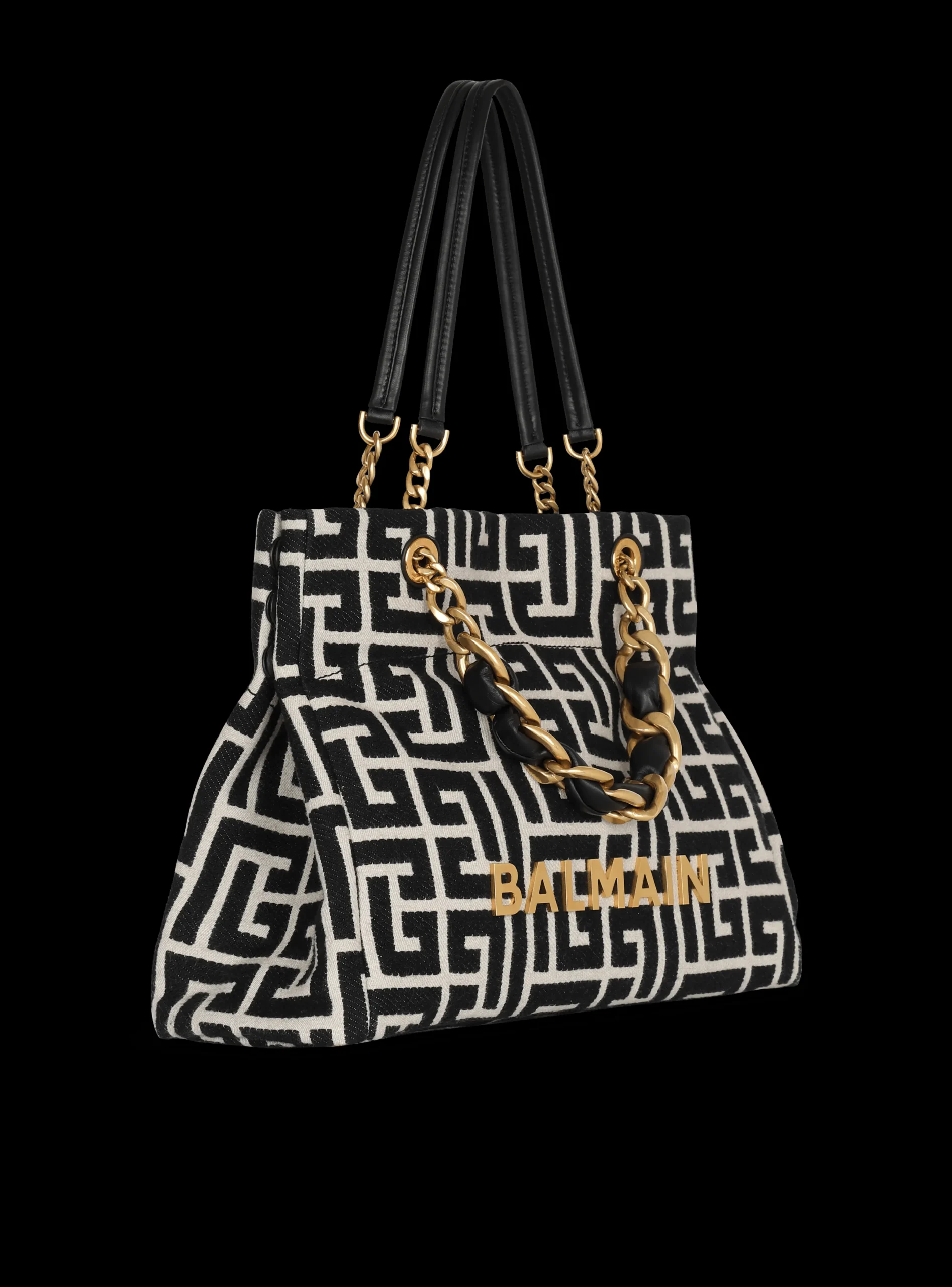 New 1945 Soft Monogrammed Jacquard Tote Bag Women Tote Bags|Shoulder Bags