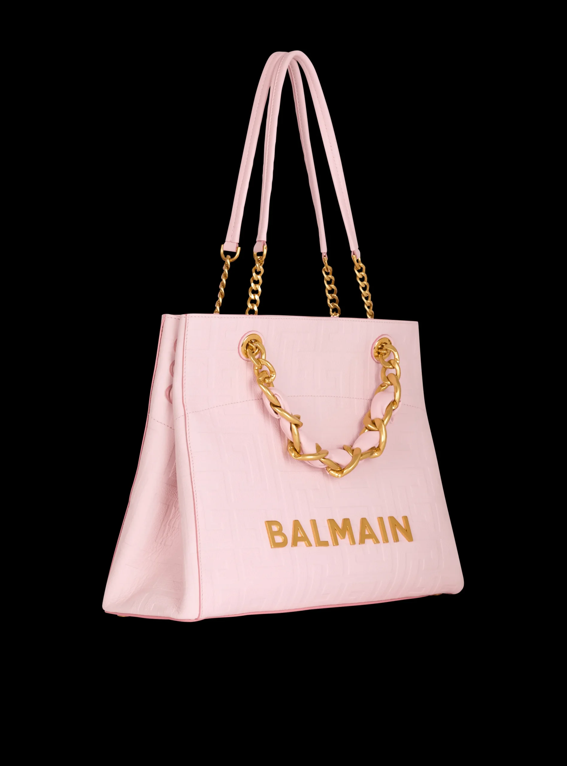 Sale 1945 Soft Tote Bag In Embossed Grained Calfskin With A PB Labyrinth Monogram Women Tote Bags|Shoulder Bags