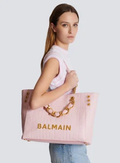 Sale 1945 Soft Tote Bag In Embossed Grained Calfskin With A PB Labyrinth Monogram Women Tote Bags|Shoulder Bags