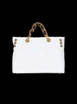 Sale 1945 Soft Tote Bag In Embossed Calfskin With A Grid Motif Women Tote Bags|Shoulder Bags