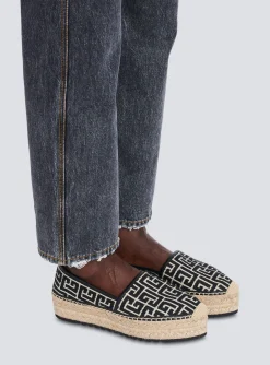Discount Alex Espadrilles With Jacquard Monogram Women Flat Shoes