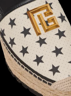 New Alex Star Print Espadrilles Women Flat Shoes