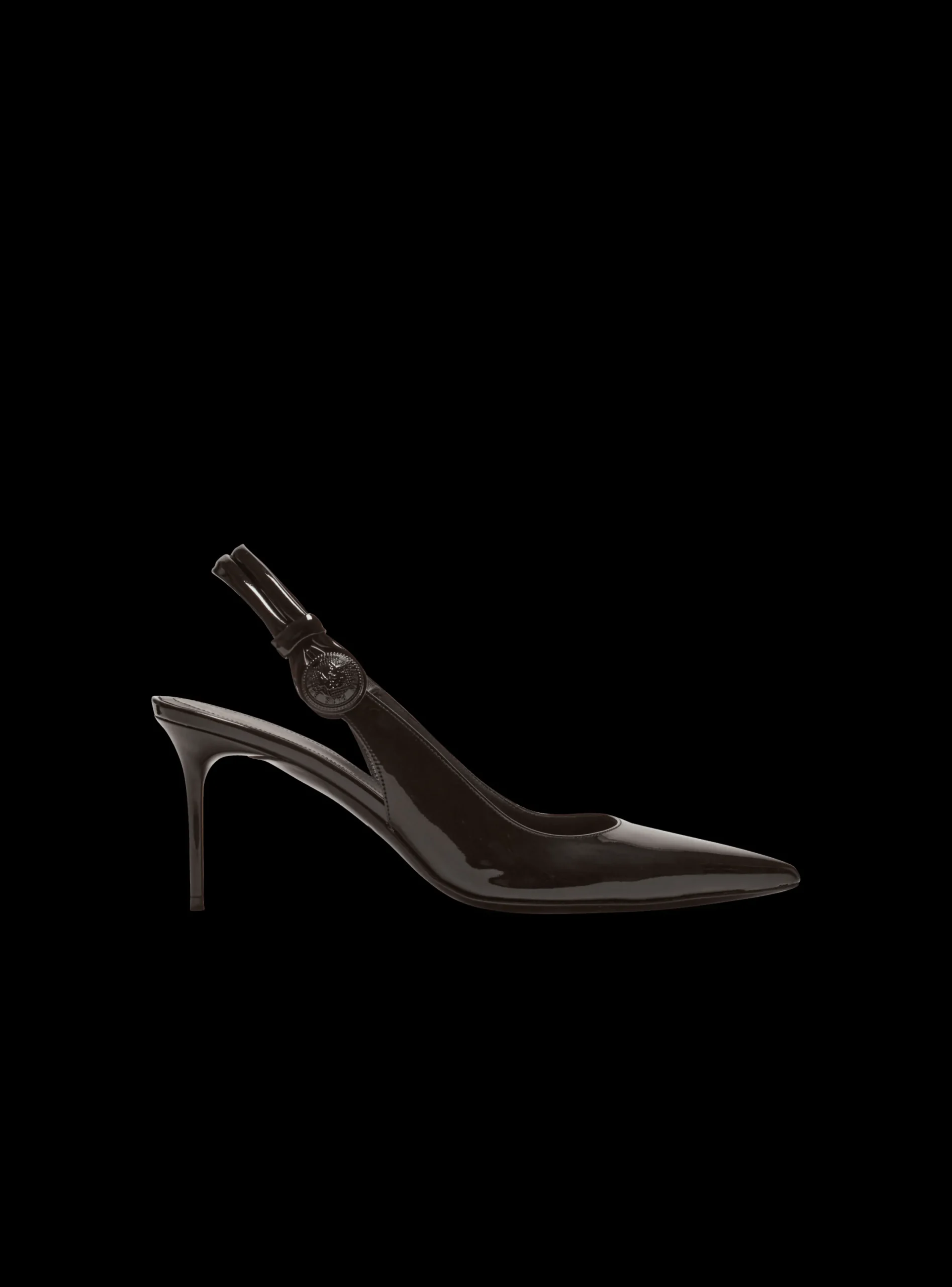 Cheap Alma Patent Leather Slingbacks Women High Heels & Pumps