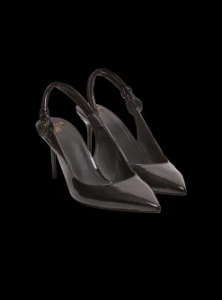 Cheap Alma Patent Leather Slingbacks Women High Heels & Pumps