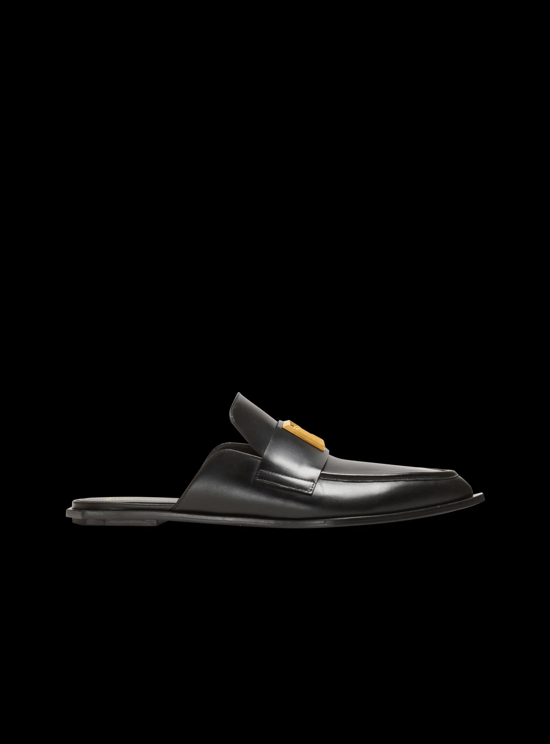 Cheap Ana Leather Mules Women Flat Shoes