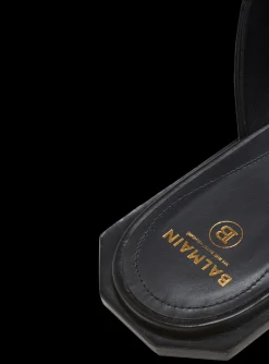 Cheap Ana Leather Mules Women Flat Shoes
