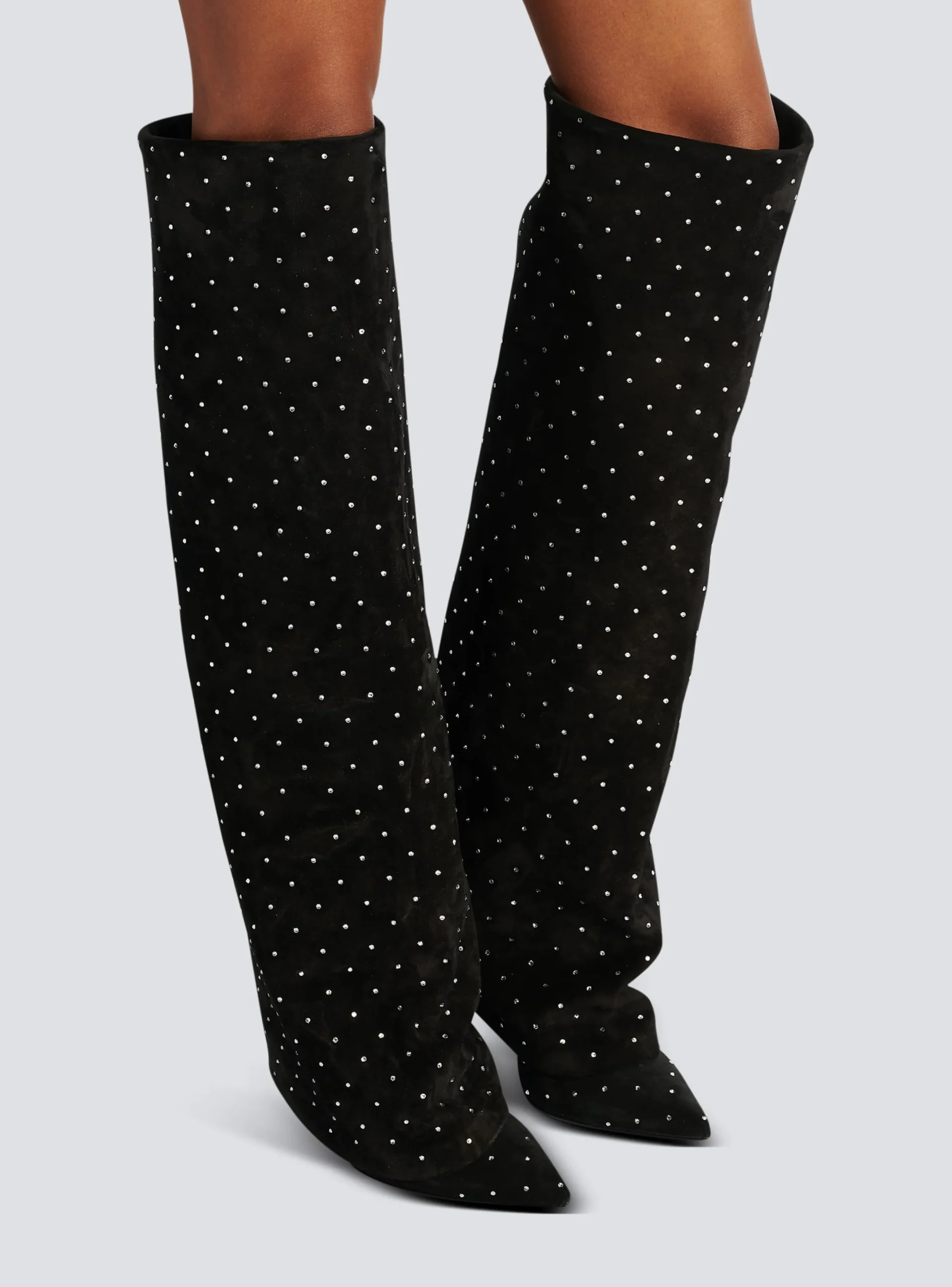 Online Ariel Suede And Crystal Boots Women Boots
