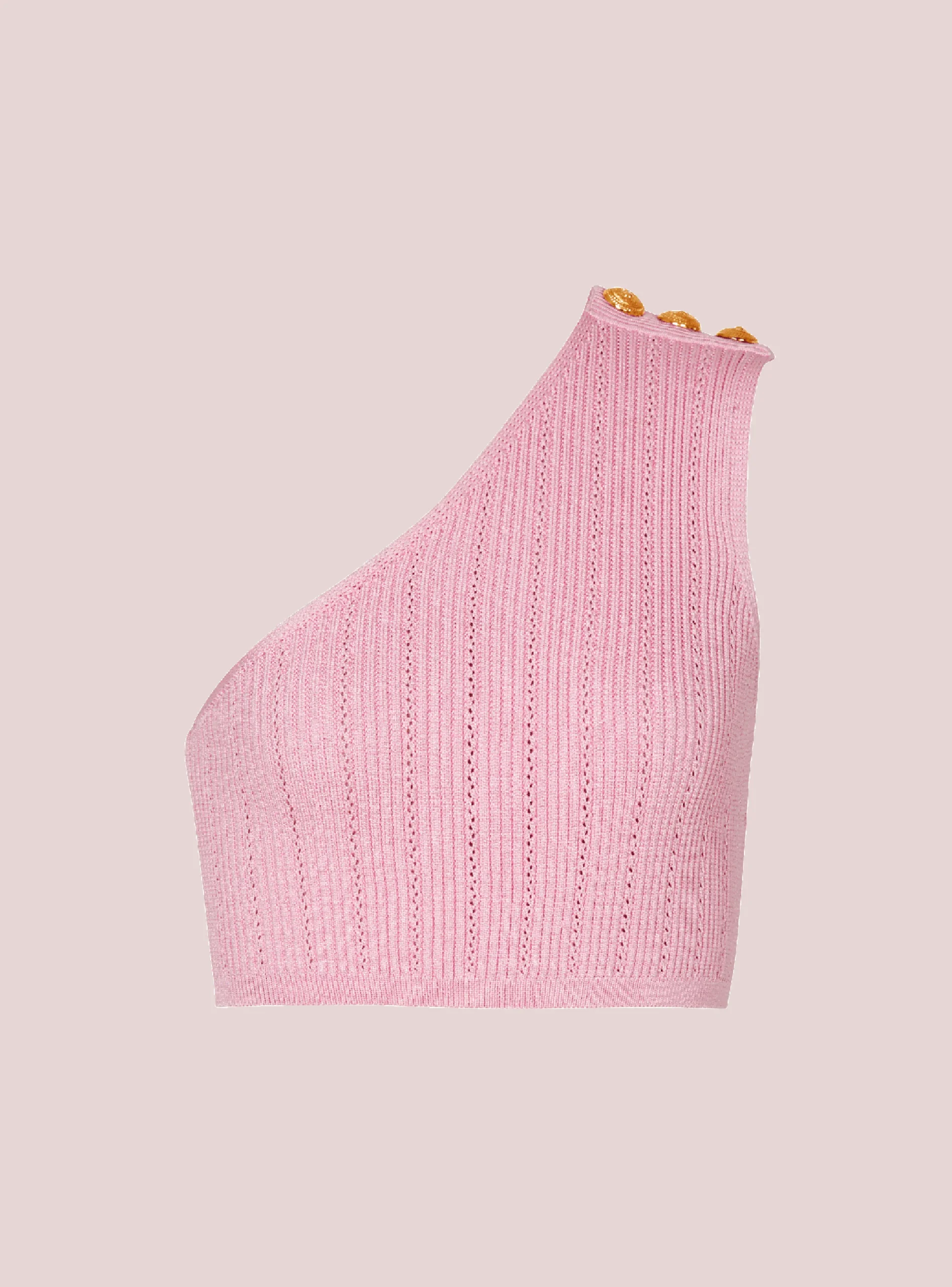 Fashion Asymmetric Knit Top With Buttons Women Knitwear|Tops And Shirts