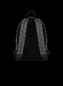 Discount Backpack With Jacquard Monogram Bags And Backpacks