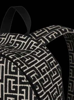 Discount Backpack With Jacquard Monogram Bags And Backpacks