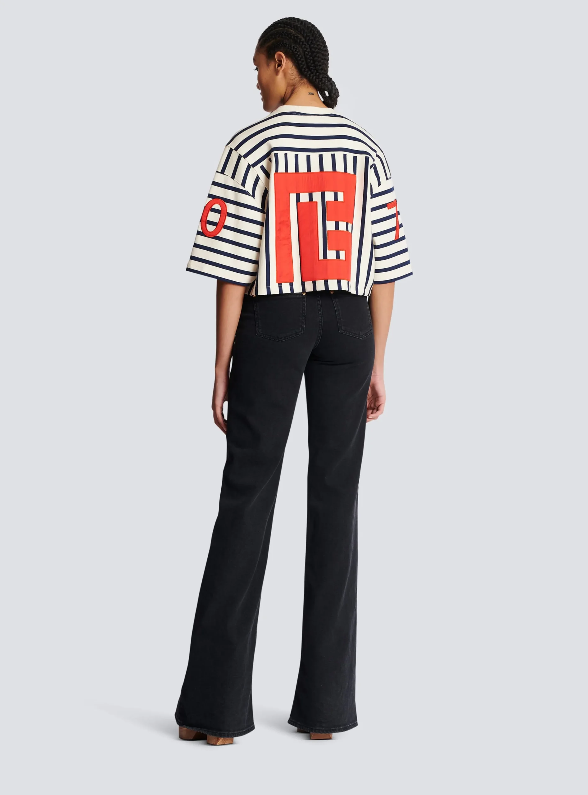 Fashion Baseball Cropped T-Shirt Women T-Shirts