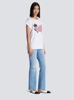 New Flamingo T-shirt Women T-Shirts