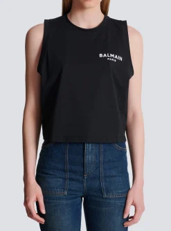 Cheap Flocked Tank Top Women T-Shirts