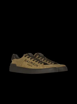 Online Logo Print Canvas B-Court Sneakers B-Court