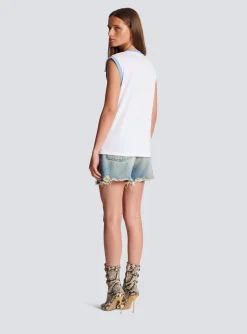 Store Paris 3-button Tank Top Women T-Shirts