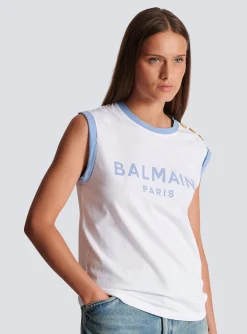 Store Paris 3-button Tank Top Women T-Shirts