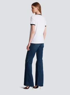Outlet Paris 3-button T-shirt Women T-Shirts