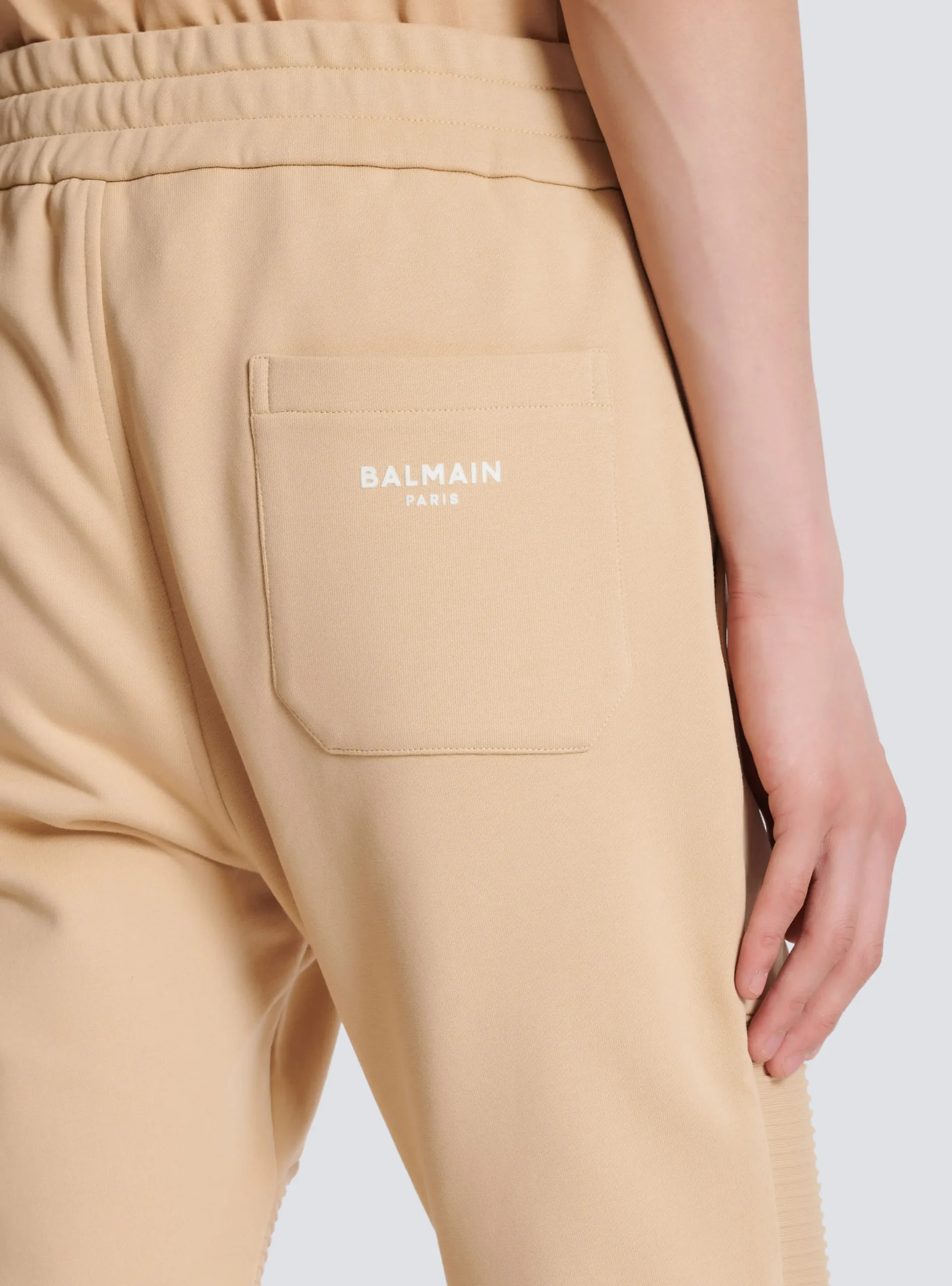 New Paris Flocked Joggers Sportswear|Trousers And Shorts