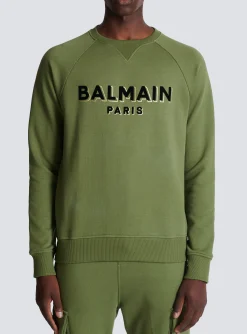 Sale Paris Flocked Sweatshirt Sportswear|Sweatshirts