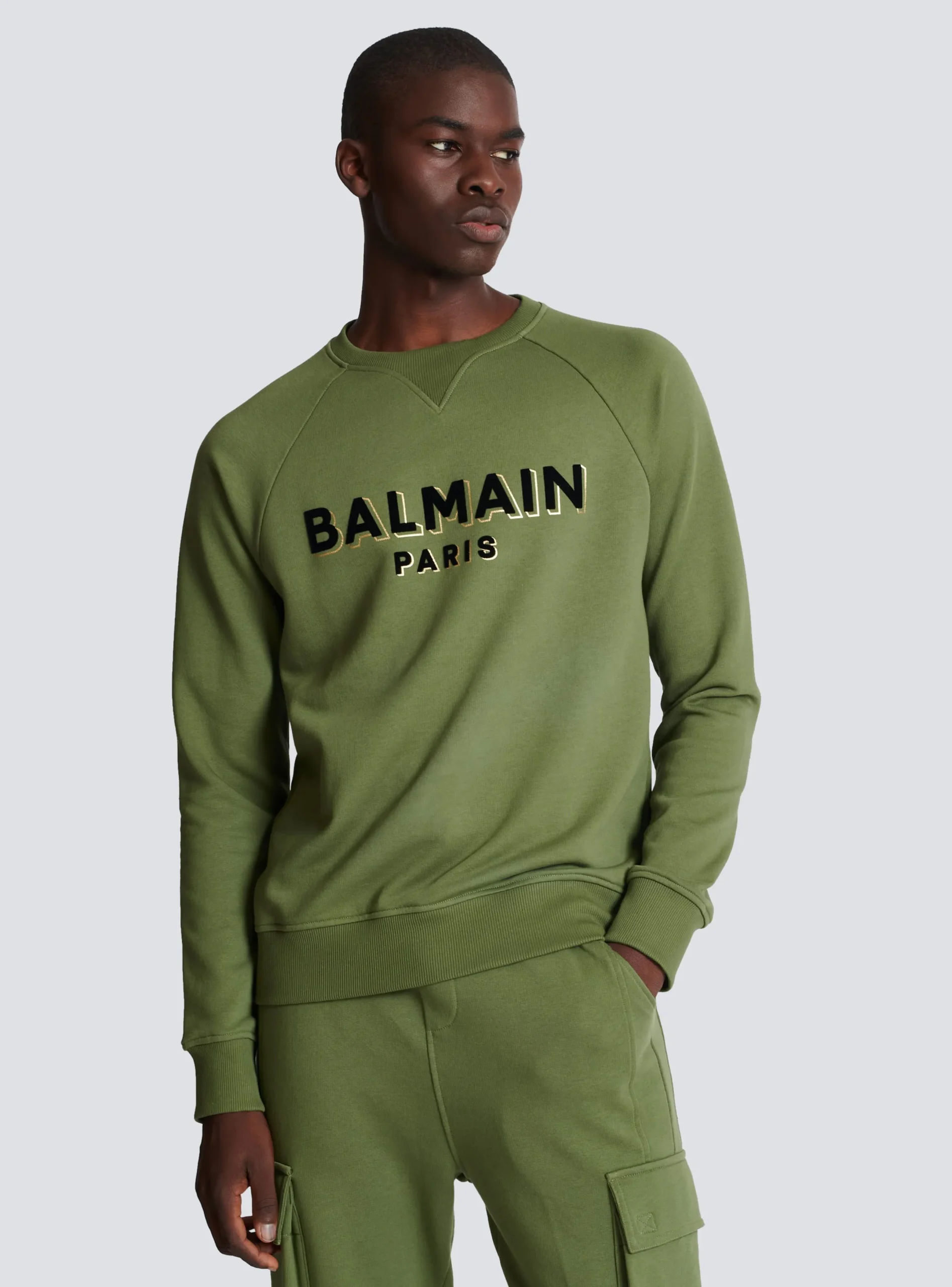 Sale Paris Flocked Sweatshirt Sportswear|Sweatshirts