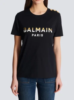 Discount Paris T-shirt With Buttons Women T-Shirts
