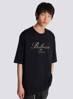 New Signature Embroidered T-shirt T-Shirts
