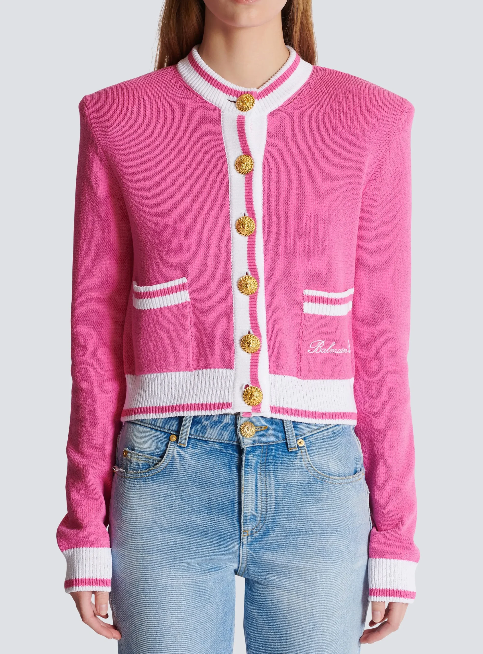 Store Signature Knit Cardigan Women Knitwear
