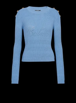 Online Signature Knit Jumper Women Knitwear