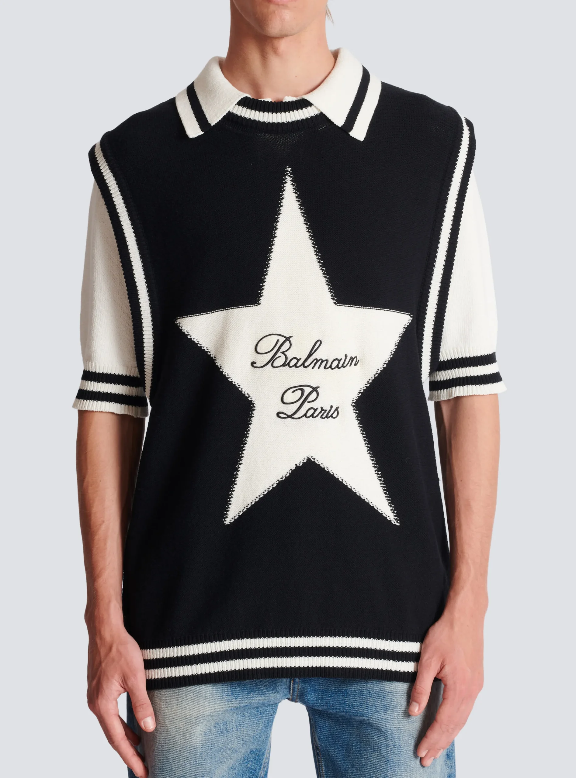 Online Signature Star Jumper Knitwear
