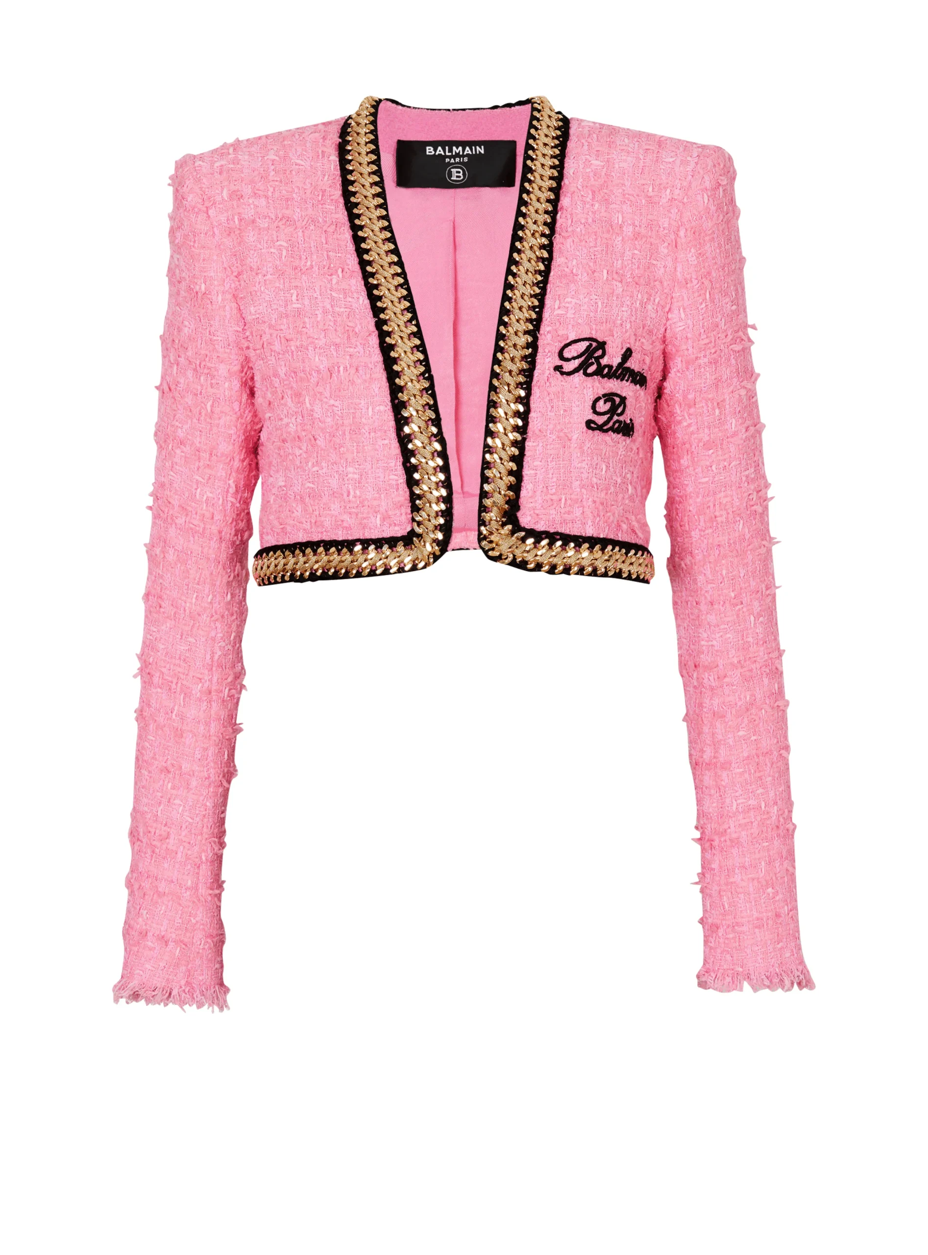 Sale Signature Tweed And Chain Jacket Women Jackets And Blazers