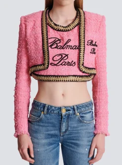 Sale Signature Tweed And Chain Jacket Women Jackets And Blazers