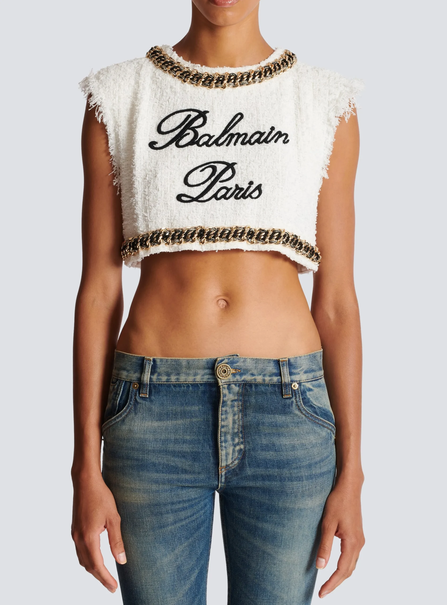Clearance Signature Tweed Tank Top Women Tops And Shirts