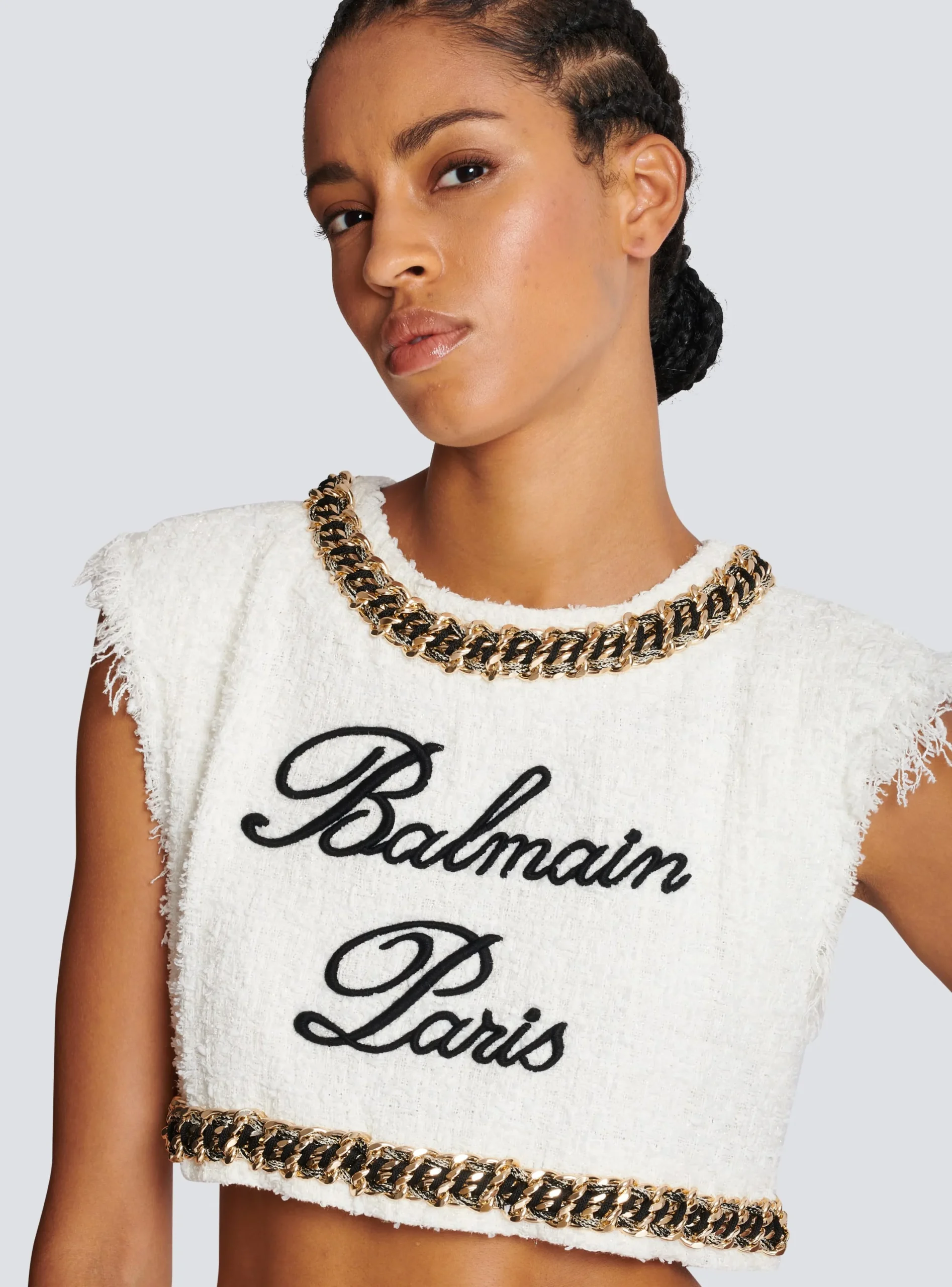 Clearance Signature Tweed Tank Top Women Tops And Shirts