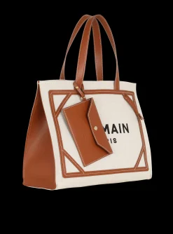 Best B-Army 42 Canvas Tote Bag With Leather Details Women Tote Bags|B-Army Bags