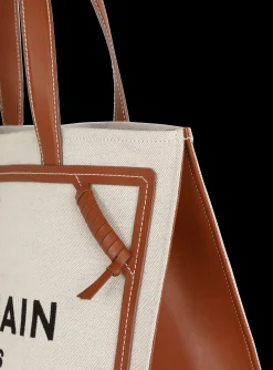 Best B-Army 42 Canvas Tote Bag With Leather Details Women Tote Bags|B-Army Bags
