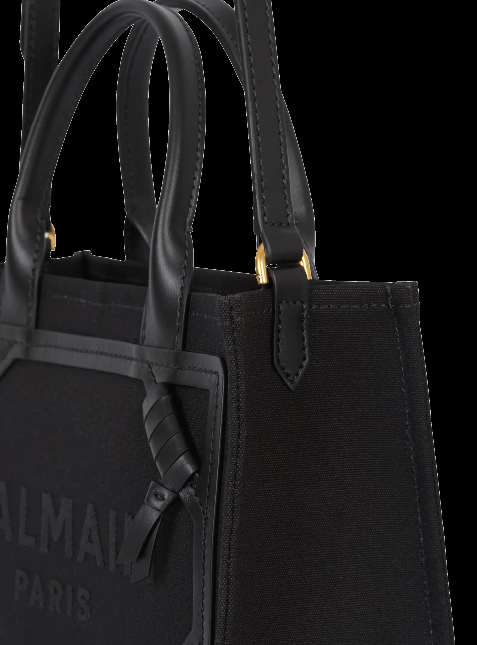 New B-Army Canvas And Leather Tote Bag Women Tote Bags|Crossbody Bags