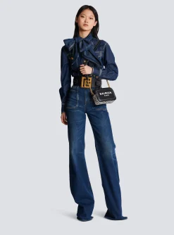 Fashion B-Army Canvas And Leather Clutch Women Mini Bags|Shoulder Bags