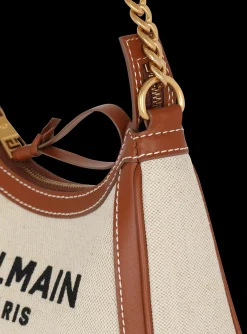 Fashion B-Army Canvas Bag With Leather Inserts Women Shoulder Bags|Handbags