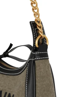 Sale B-Army Canvas Bag With Leather Inserts Women Shoulder Bags|Handbags