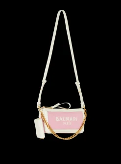 Best Sale B-Army Chain Pouch In Canvas And Leather Women Mini Bags|Shoulder Bags