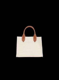 Store B-Army Mini Canvas Shopping Bag With Leather Inserts Women Mini Bags|Shoulder Bags