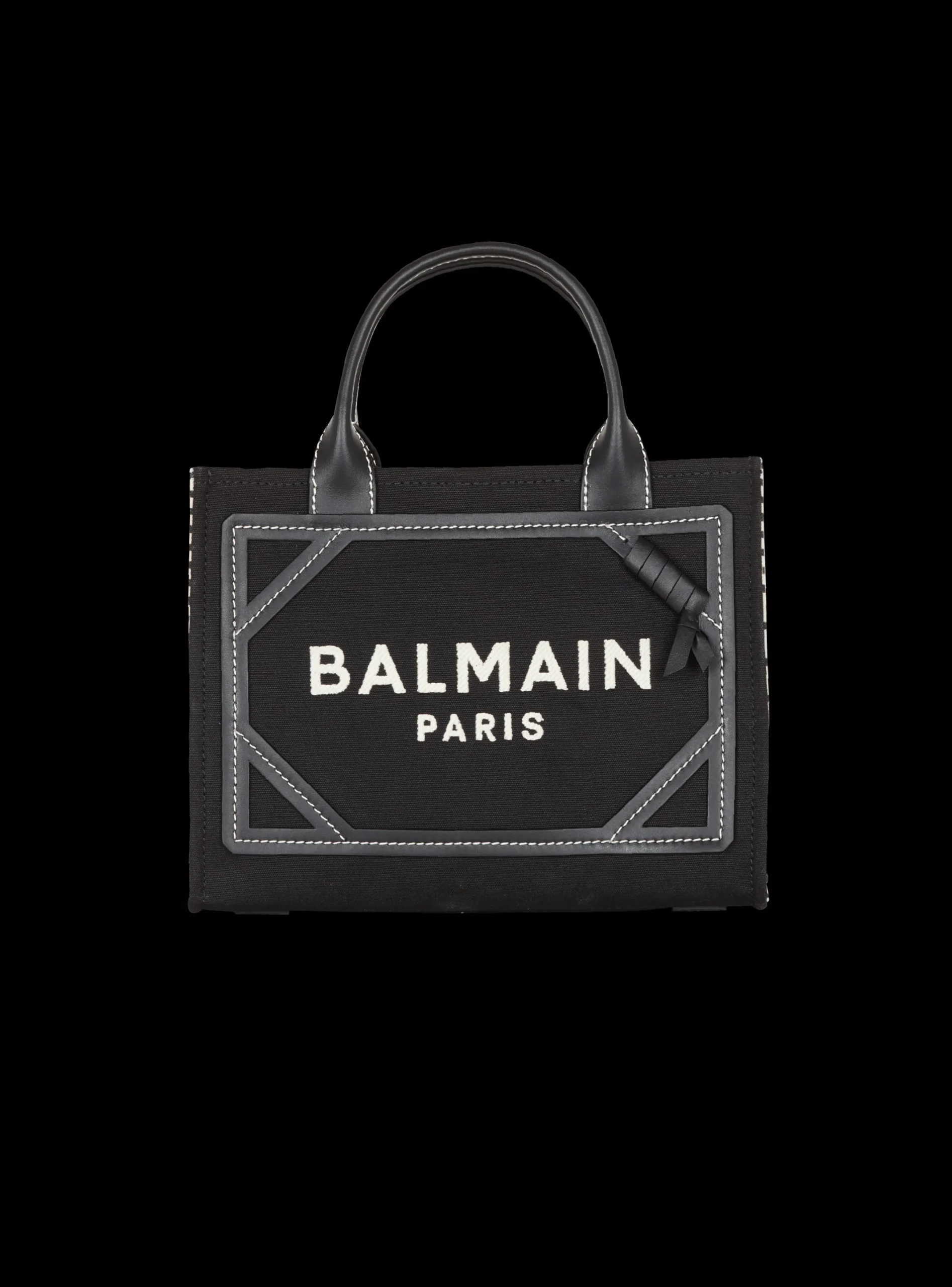New B-Army Monogrammed Canvas And Smooth Leather Tote Bag Women Tote Bags|Shoulder Bags