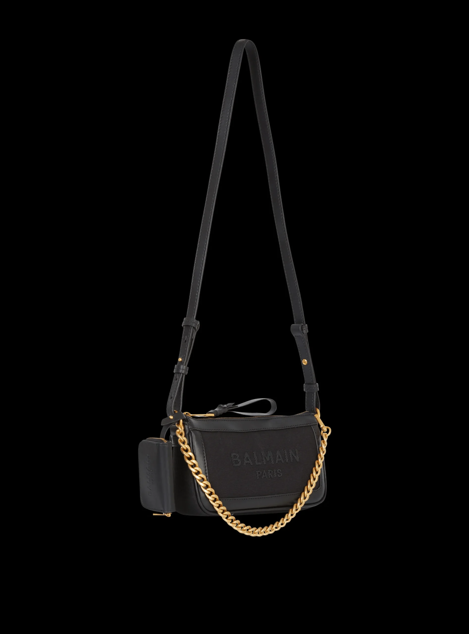 Best Sale B-Army Pouch Canvas And Leather Bag Women Shoulder Bags|Crossbody Bags