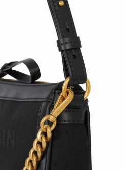 Best Sale B-Army Pouch Canvas And Leather Bag Women Shoulder Bags|Crossbody Bags