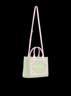 Flash Sale B-Army Small Canvas And Leather Tote Bag Bags