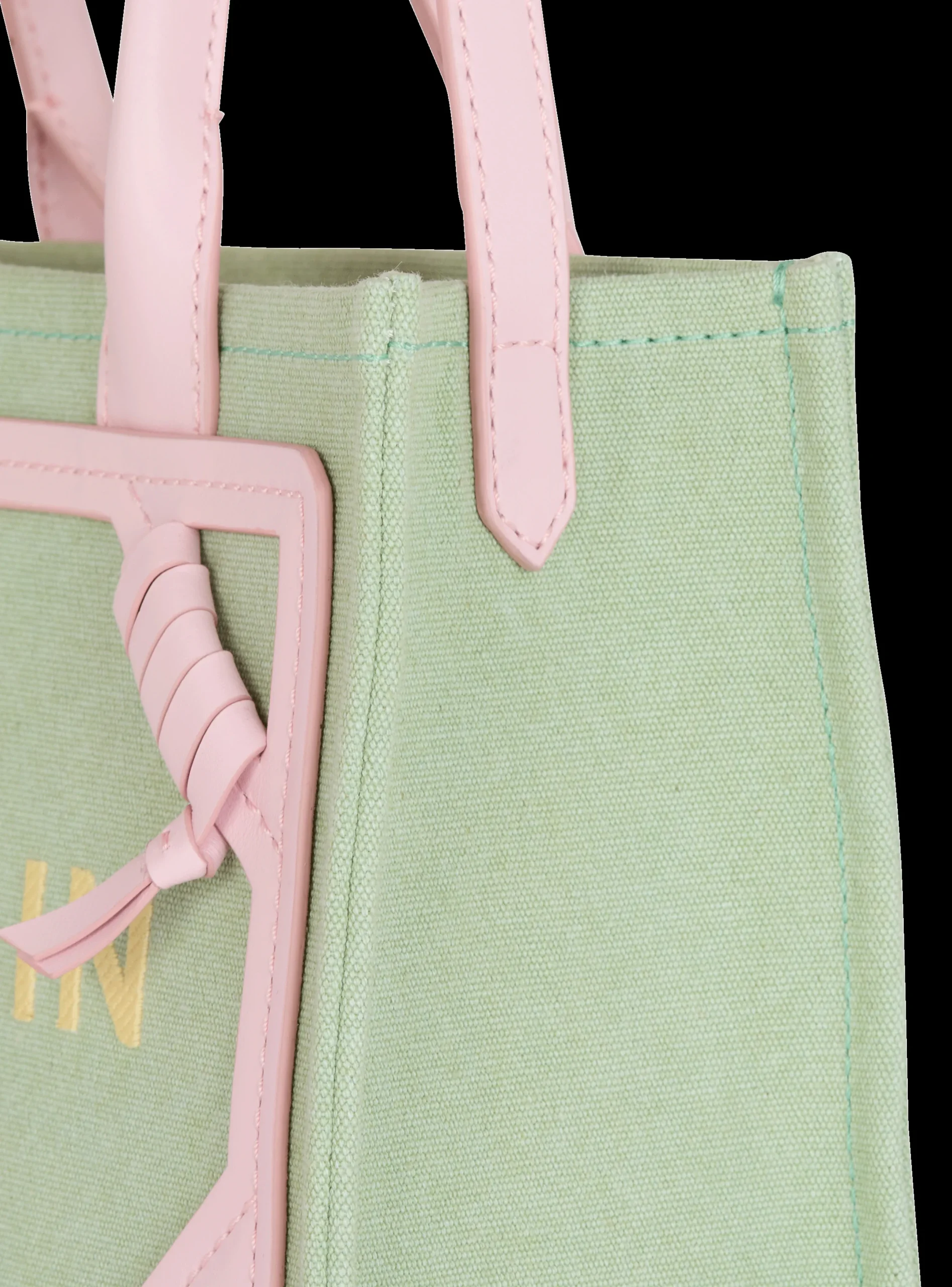 Flash Sale B-Army Small Canvas And Leather Tote Bag Bags