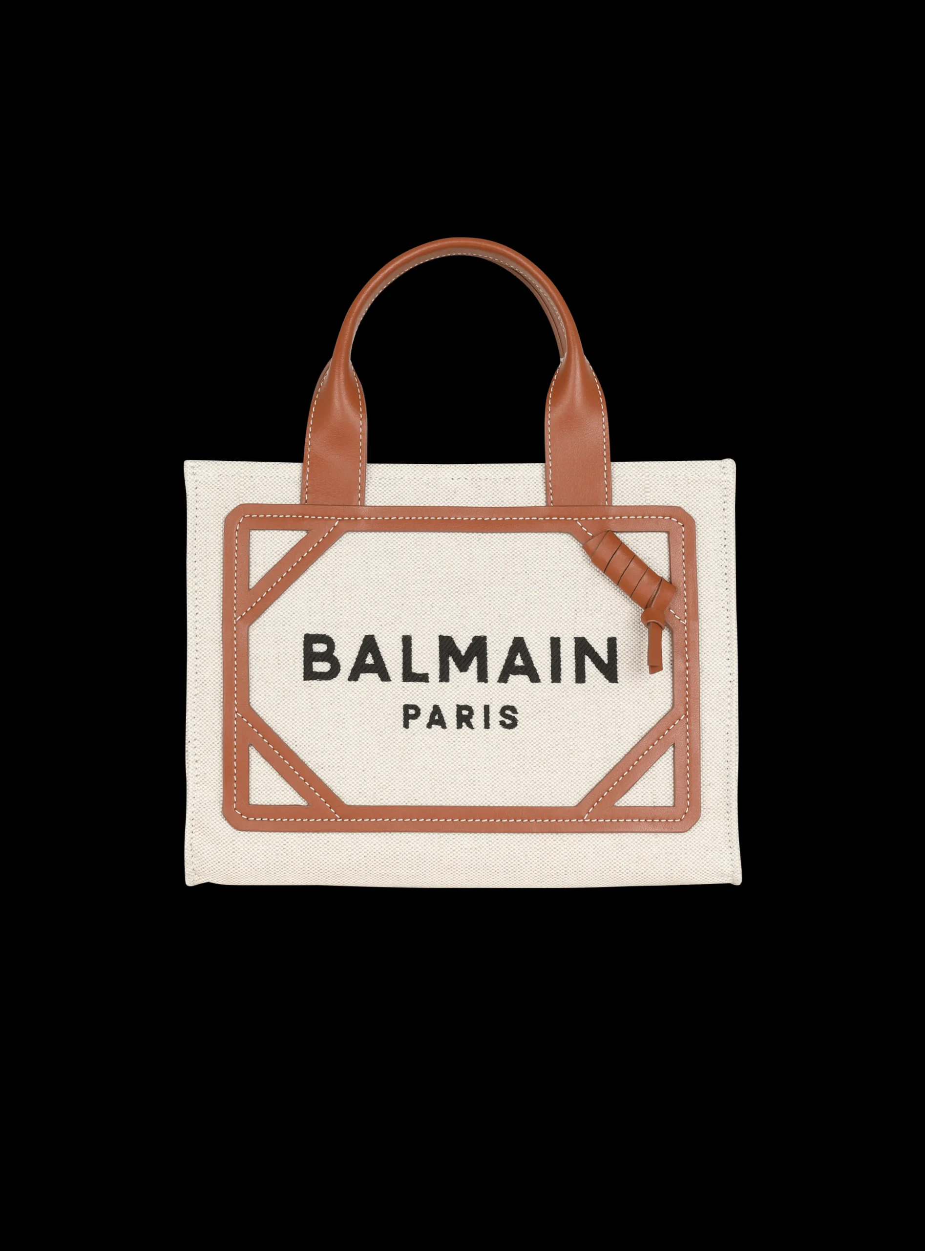 Flash Sale B-Army Small Canvas Shopping Bag With Leather Inserts Women Tote Bags|Shoulder Bags