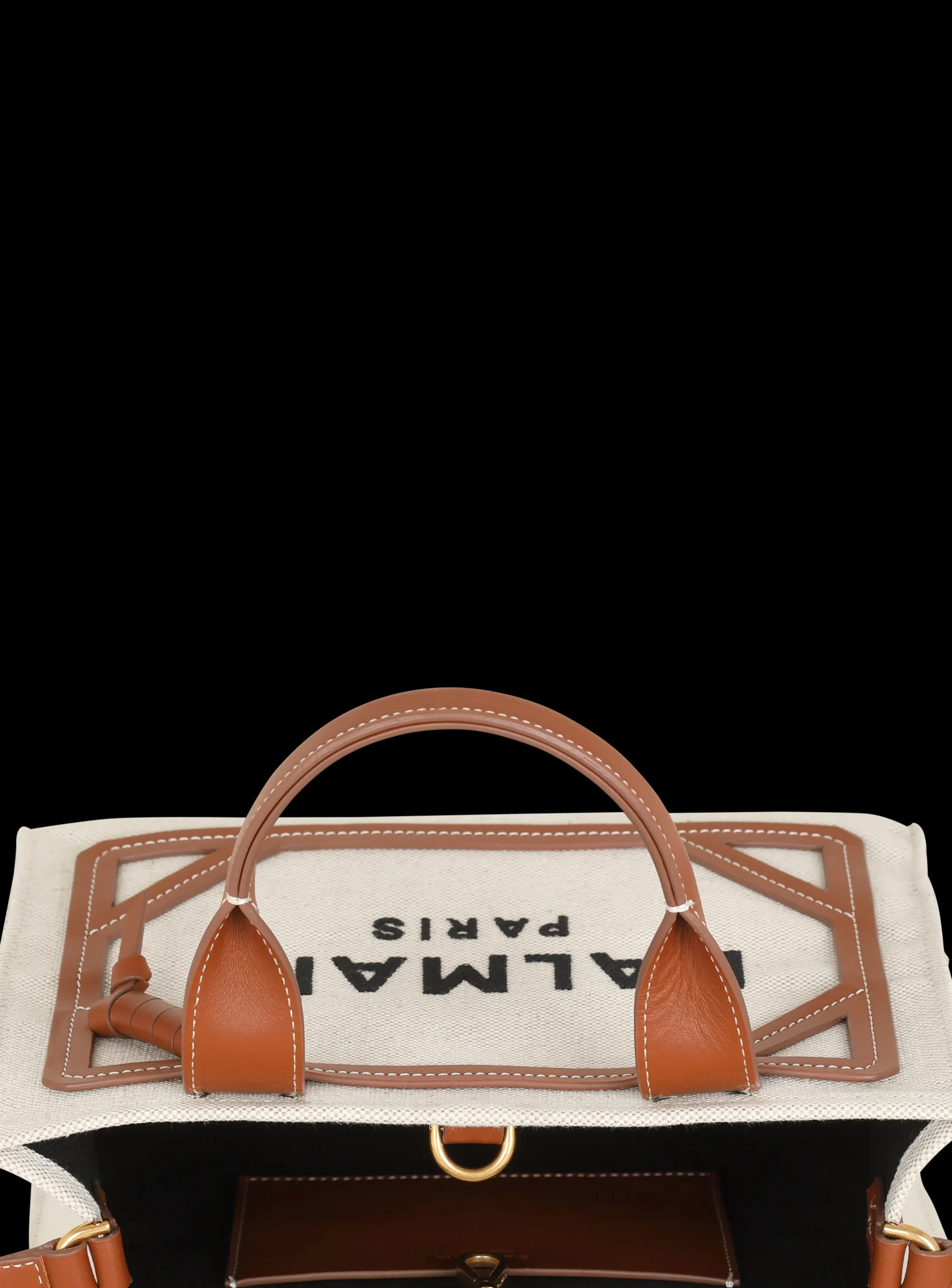 Flash Sale B-Army Small Canvas Shopping Bag With Leather Inserts Women Tote Bags|Shoulder Bags