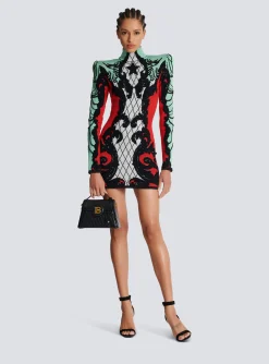 Outlet Baroque Jacquard Dress Women Knitwear|Dresses